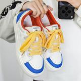 B218-2415-P65男鞋彩色2024新款帆布潮牌鞋子潮鞋休闲板鞋，男鞋休闲鞋，电商B218