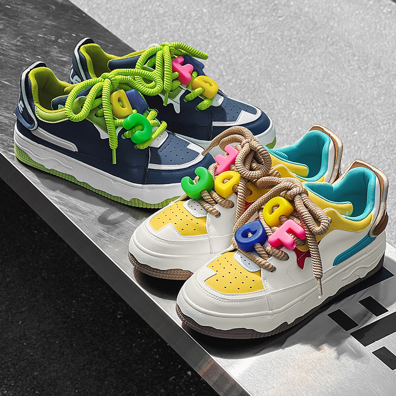 B218-1860-P85潮流男女情侣款多巴胺穿搭糖果配色个性时尚休闲鞋，男鞋休闲鞋，星座1613（原B218）