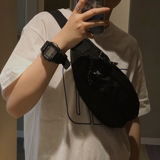 B218-B12-P25百搭胸包学生布包时尚斜挎包单肩2021男女休闲，头饰，电商B218