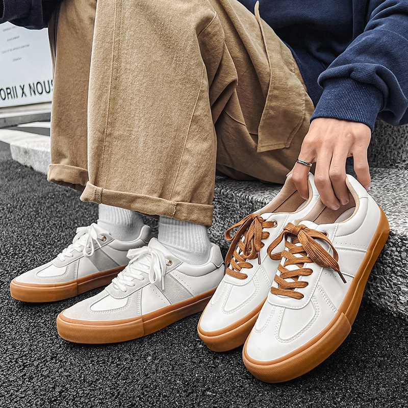 B218-1578-P50情侣德训小白鞋休闲轻便新2023春夏复古女百搭板鞋，男鞋休闲鞋，星座1613（原B218）