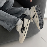 B218-2225-P55秋新款男鞋子潮2024经典小众帆布鞋子复古透气学生，男鞋帆布鞋，电商B218