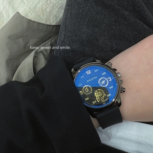 B218-BS08-P25韩版百搭情侣男女潮流运动风休闲手表个性表盘23新,头饰,星座1613（原B218）