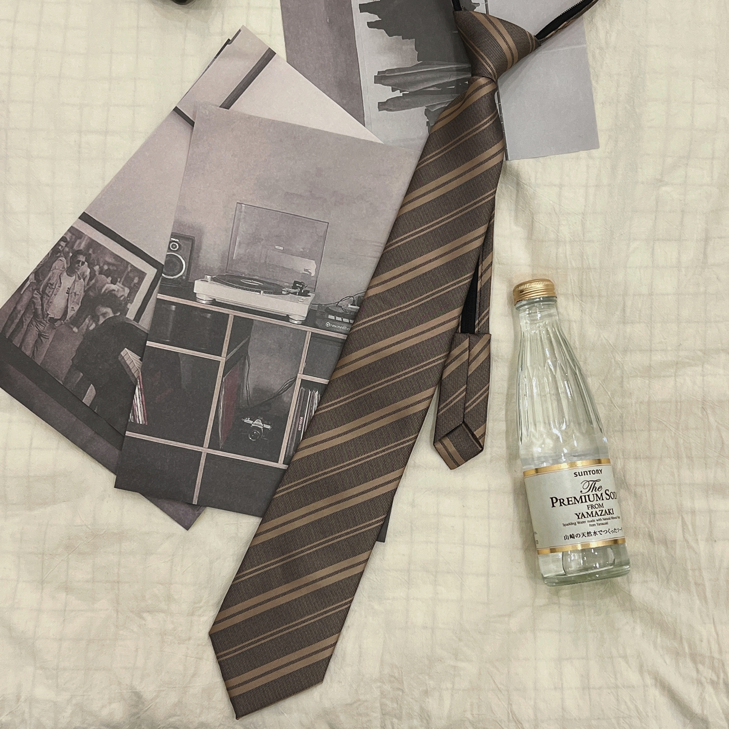 B218-LD09-P15条纹领带男女学生新款2023春免打结衬衫制服搭配ins，项链，电商B218