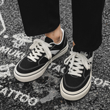 B218-1746-P58潮流拼色复古男士低帮帆布鞋子新款2023百搭，男鞋帆布鞋，电商B218