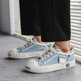 B218-1653-P62个性时尚帆布鞋子新款2023夏季男士休闲潮鞋，男鞋帆布鞋，电商B218