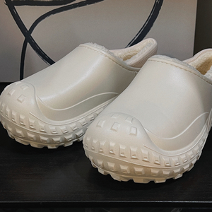 B218-TX07-P30潮流保暖棉拖鞋新品2023冬天男女休闲拖鞋纯色图片