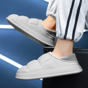 B218-TX33-P18个性保暖包跟棉拖鞋男士休闲百搭纯色防水2024秋冬,男鞋拖鞋,电商B218