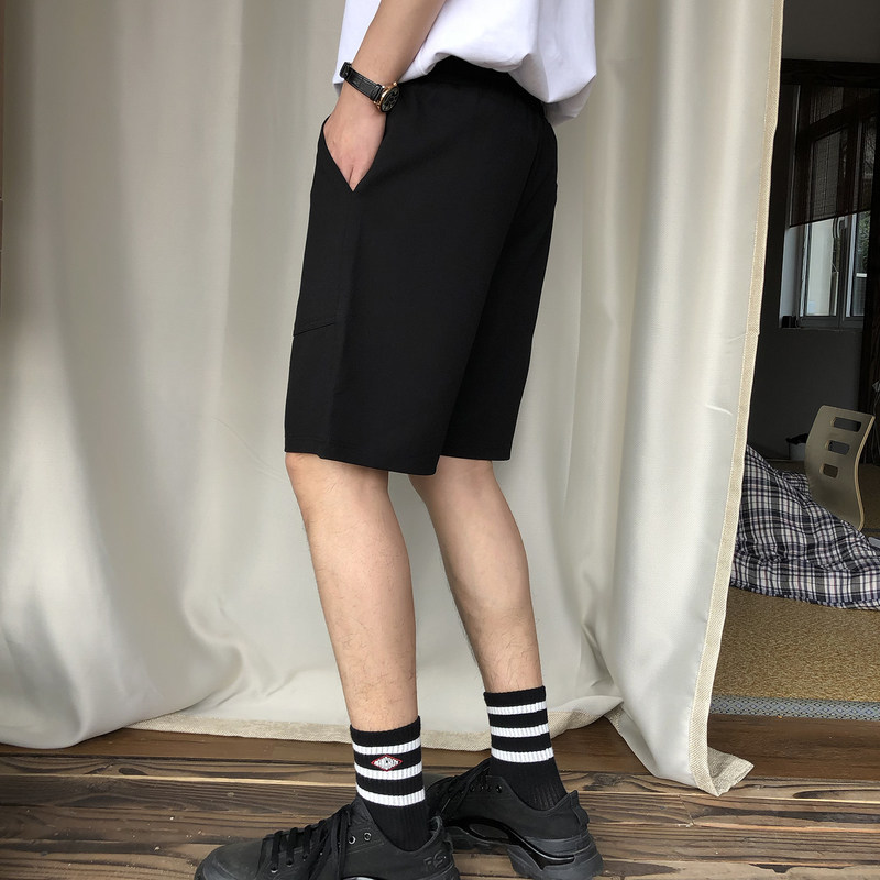 黑色西装短裤男潮牌ins港风工装裤子直筒宽松中裤潮流学生五分裤在类目 男装, 休闲裤中 - 来自Buy2taobao.com提供专业的淘宝代购服务