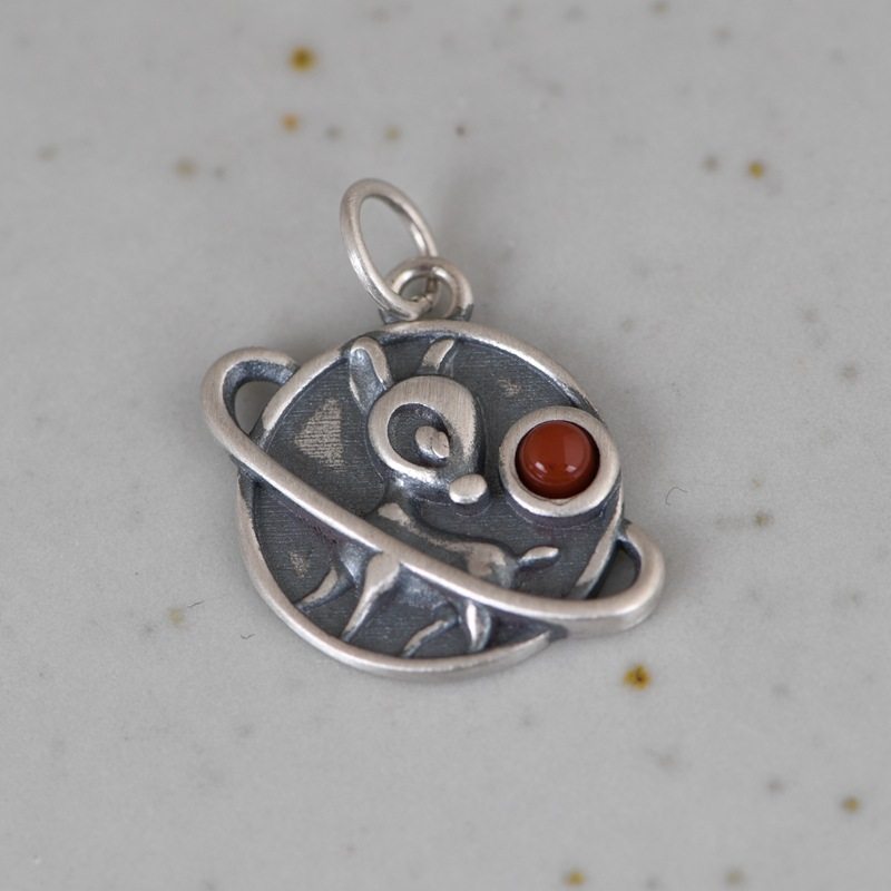 云尚服饰S925银复古银饰diy手工银饰挂件吊饰女文艺气质小鹿吊坠,饰品/流行首饰/时尚饰品新,银饰吊坠,淘宝优惠券,粉丝福利购,淘宝优惠卷