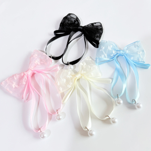 饰品配件 袜箱包服装 甜美蕾丝花蝴蝶结飘带挂珠DIY玩偶娃娃装 饰鞋