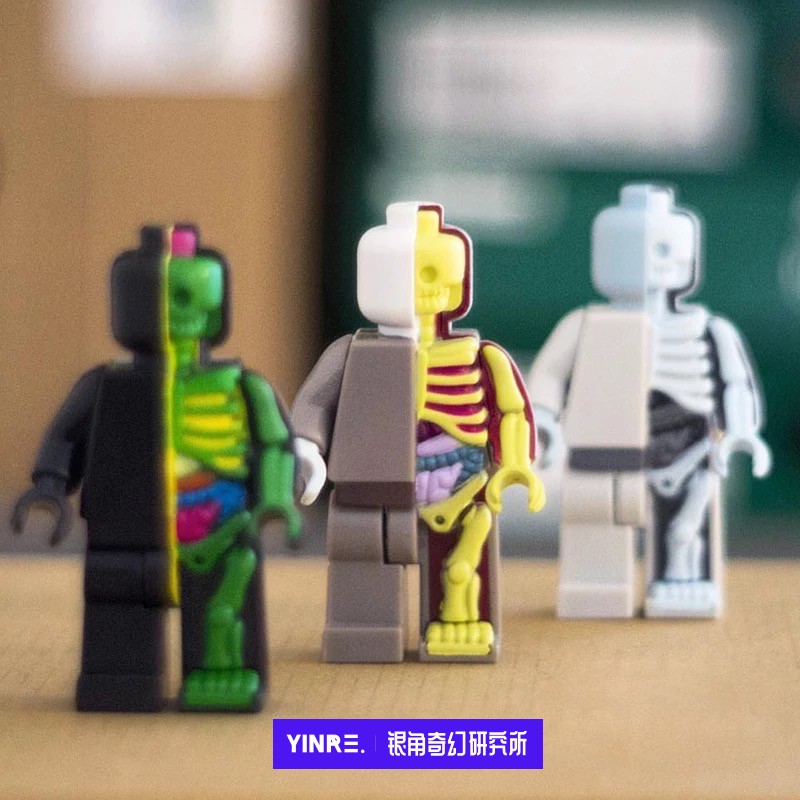 【YINRE】现货 Micro Anatomic 半剖积木人 JasonFreeny 手办潮玩
