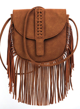 百搭民族风斜挎包women bags流苏包Korea bag hot new fashion