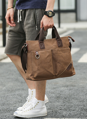 14寸 bag2025tote casual mens男士帆布包手提包2024 中东