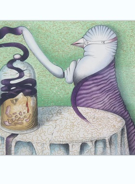 D735【瑞典】 Bert-Johnny Nilsson 超现实题材绘画版画网传图库