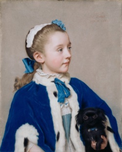 T755【瑞士】简·艾蒂安·利奥塔尔（Jean Etienne Liotard）油画