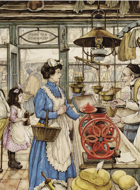 M788【荷兰】安东·皮克（Anton Pieck）插图绘画网传图库