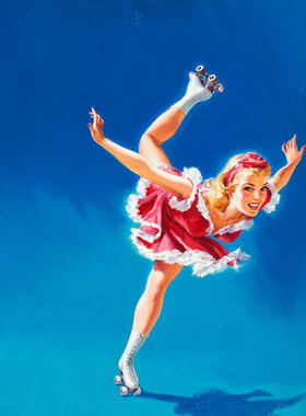 E155【美国】（Frederick Sands Brunner）绘画海报插图电子图库.