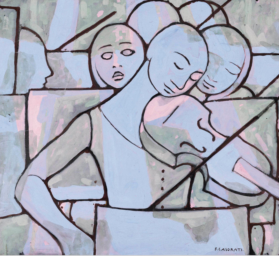 R209【意大利】卡索拉蒂（Felice Casorati）绘画版画网传图库