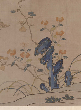 T518【中国】（明代） 缂丝花卉册 故宫藏织绣画超高清装饰画图库
