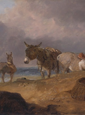 T127【英国】朱利叶斯·凯撒·伊博森Julius Caesar Ibbetson油画