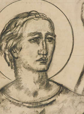 K545【德国】卡尔·卡斯帕（Karl Caspar）绘画网传图库临摹素材