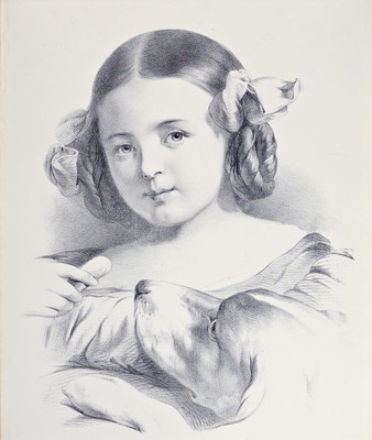 C012【法国】 Bernard-Romain Julien 头像肖像绘画研究素描图库