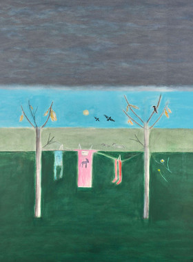 E052【英国】克雷吉· 艾奇森（Craigie Aitchison）绘画电子图库