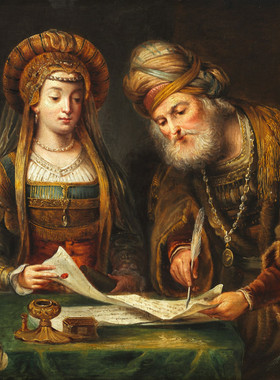 K112【荷兰】阿特·德·吉尔德(Aert de Gelder)油画网传图库*