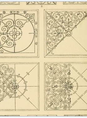 C289【德国】 Franz Sales Meyer 装饰装帧花纹图案插图电子图库.
