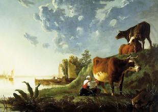 YC270【荷兰】阿尔伯特·库普（Aelbert Cuyp）绘画网传图库