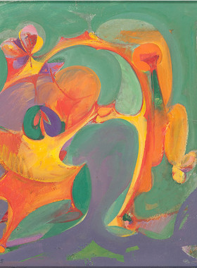 K048【美国】（Hans Gustav Burkhardt）抽象绘画网传电子图库