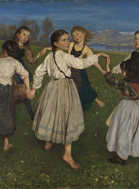 C714【德国】汉斯·托马（Hans Thoma）绘画版画美术素材电子图库