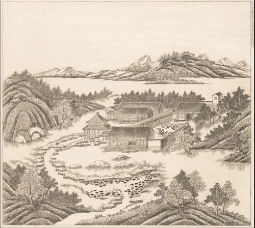 C733【意大利】Matteo Ripa 热河避暑山庄36景版画36幅电子图库