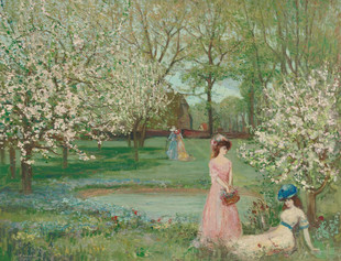 Charles T983 英国 查尔斯·康德 绘画网传图库素材 Conder