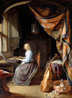 T715荷兰格利特（杰拉德）·窦（Gerrit （OR Gerard ）Dou）油画