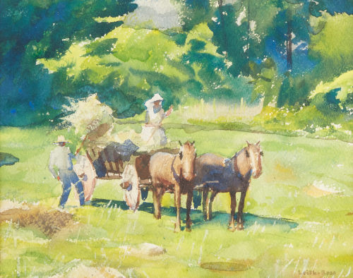 D373【英、美】哈里·莱斯·罗斯（Harry Leith-Ross）绘画图库