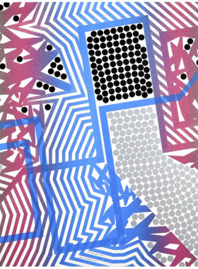 M328【英国】伯纳德·科恩 抽象绘画美术临摹网传图库