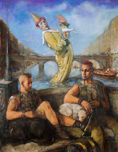 M283【厄瓜多尔】杰米·萨帕塔（Jaime Zapata）绘画网传图库.