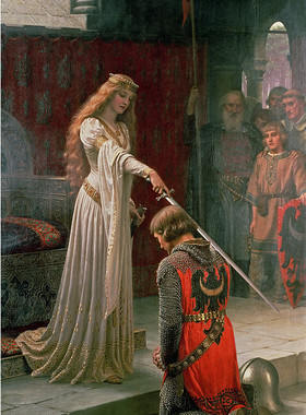 K479【英国】布莱尔·莱顿（Edmund Blair Leighton）油画图库