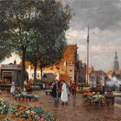 YC098【德国】 Heinrich Hermanns 绘画网传电子图库.