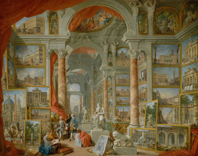 T791【意大利】帕尼尼（Giovanni Paolo Panini）油画超高清图库