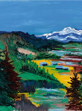 YC063【挪威】 Erik Harry Johannessen 抽象绘画网传电子图库.