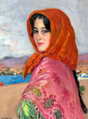R738【西班牙】（Laureano Barrau Bunol）油画资源基地电子图库.