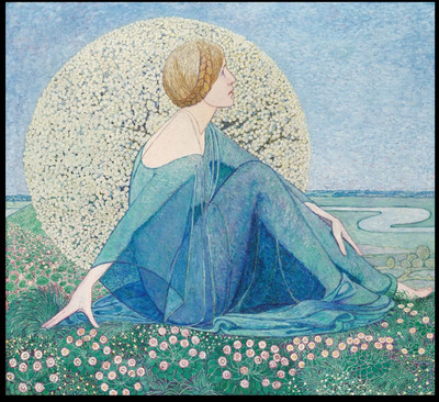 E413【德国】Heinrich Vogeler 绘画、版画网传美术素材图库.