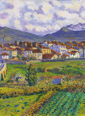 T887【西班牙】达里奥·雷格尤斯（Dario de Regoyos）油画图库