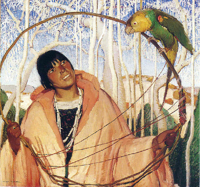 K870【美国】维克多·希金斯（Victor Higgins）绘画网传图库素材