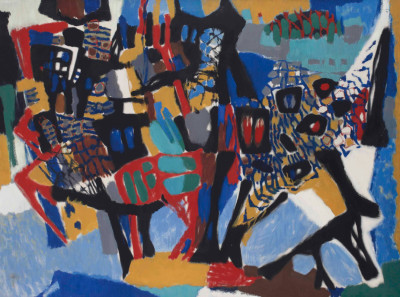 A966【荷兰】弗里达·亨齐克（Frieda Hunziker）抽象绘画图库.