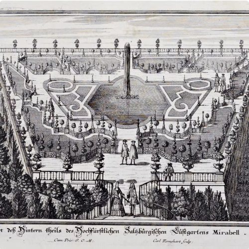 YC085【德国】Matthias Diesel 德国法国的城堡花园版画电子图库.