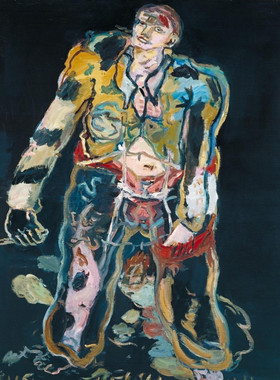 K463【德国】乔治·巴塞利兹（Georg Baselitz）抽象绘网传画图库