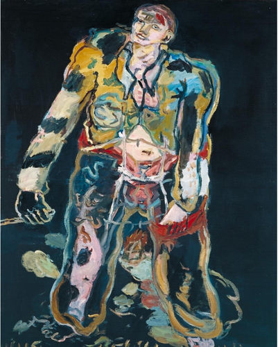 K463【德国】乔治·巴塞利兹（Georg Baselitz）抽象绘网传画图库